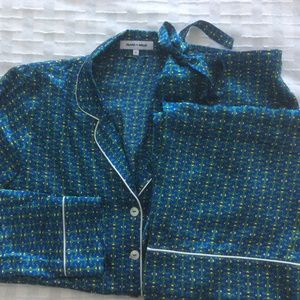 Olivia Von Halle 100% Silk Pajamas - size 3